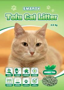 Żwirek Smarty Cat Tofu z zieloną herbatą - 6l / 2,8kg