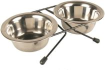 Trixie Miski Ze Stali Nierdzewnej Z Podstawką - 2x2,8l/24cm