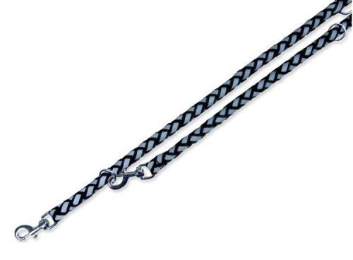 Smycz Trixie Okrągła Odblaskowa Przedłużona 1,8cm/2m - Czarna