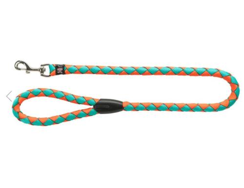 Trixie Lead Cavo 1,2cm/1m - Neonowy Pomarańcz/Niebieski