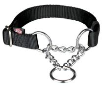 Obroża Trixie Premium z półwysuwanym czarnym - M/L (2,0/35 do 55 cm)
