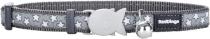 Obroża RedDingo Gwiazdki Cool Grey - 1,2/20 do 32 cm
