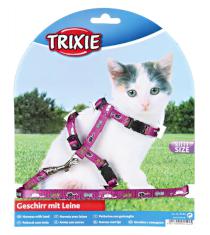 Trixie Szelki dla kociąt ze smyczą - 8 mm/21 do 34 cm/1,2 m