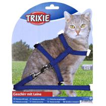 Szelki dla kota Trixie ze smyczą - 22 do 42 cm/1 cm/1,25 m
