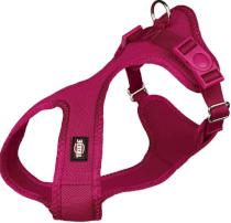 Szelki Trixie z miękką wyściółką w kolorze różowym - 15 mm/25 do 35 cm
