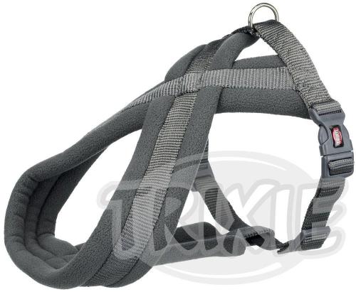 Trixie Uprząż Premium Lined Graphite - S